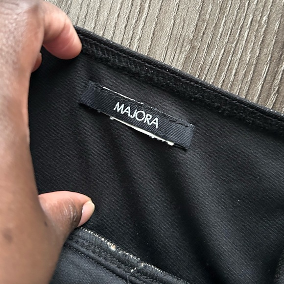 Majora Black Dress with Sparkle Details - Picture 3 of 4